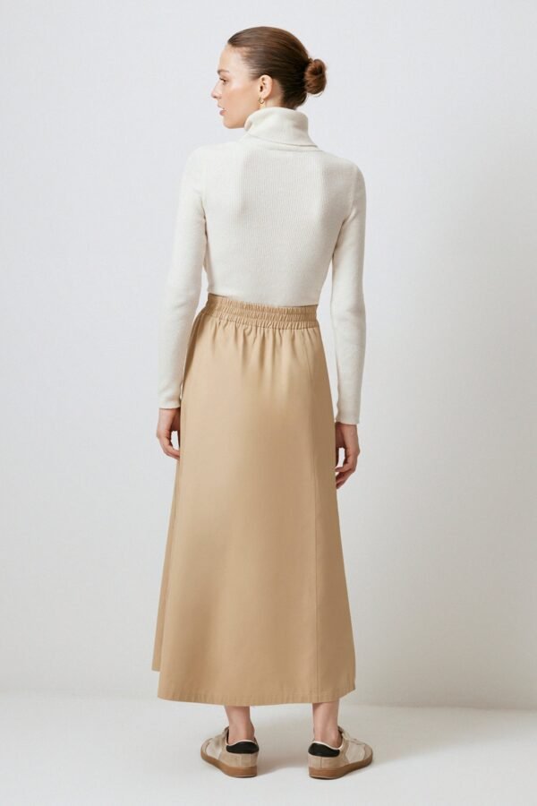 POCKET GABARDINE SKIRT - Image 4